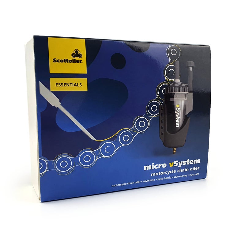 Scottoiler Essentials - Micro-vSystem - Automatic Motorcycle Chain Oiler - Image 1